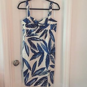 Jones New York Tropical Print Dress